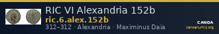 RIC VI Alexandria 152b — CANOA