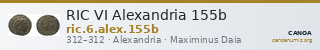 RIC VI Alexandria 155b — CANOA