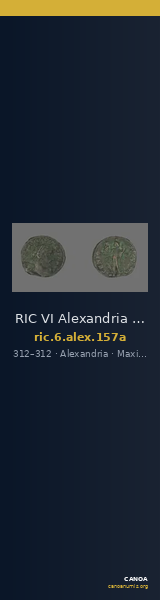 RIC VI Alexandria 157a — CANOA