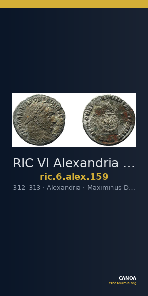 RIC VI Alexandria 159 — CANOA
