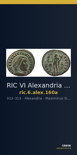 RIC VI Alexandria 160a — CANOA