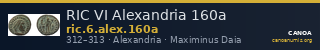 RIC VI Alexandria 160a — CANOA