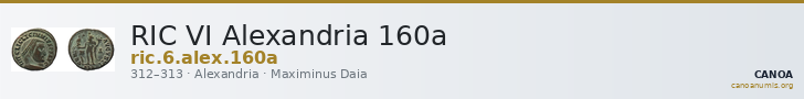 RIC VI Alexandria 160a — CANOA