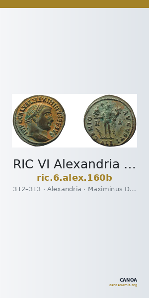 RIC VI Alexandria 160b — CANOA