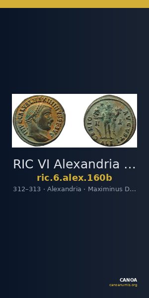 RIC VI Alexandria 160b — CANOA