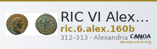RIC VI Alexandria 160b — CANOA