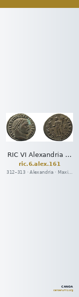 RIC VI Alexandria 161 — CANOA