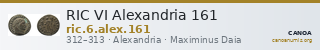 RIC VI Alexandria 161 — CANOA