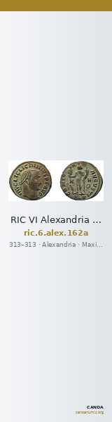 RIC VI Alexandria 162a — CANOA