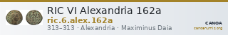 RIC VI Alexandria 162a — CANOA