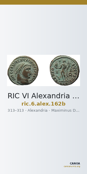 RIC VI Alexandria 162b — CANOA