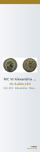 RIC VI Alexandria 163 — CANOA