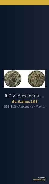 RIC VI Alexandria 163 — CANOA