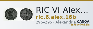 RIC VI Alexandria 16b — CANOA