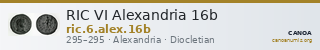 RIC VI Alexandria 16b — CANOA