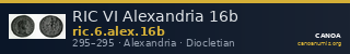 RIC VI Alexandria 16b — CANOA