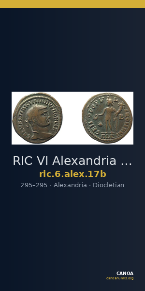 RIC VI Alexandria 17b — CANOA