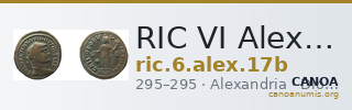RIC VI Alexandria 17b — CANOA
