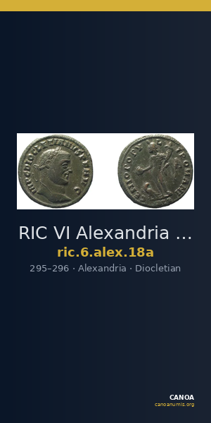 RIC VI Alexandria 18a — CANOA