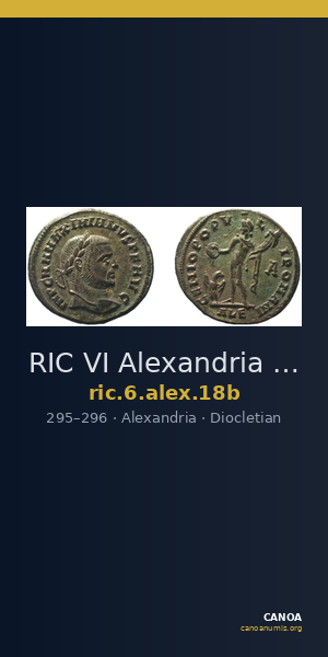 RIC VI Alexandria 18b — CANOA