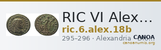 RIC VI Alexandria 18b — CANOA
