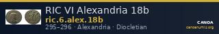 RIC VI Alexandria 18b — CANOA