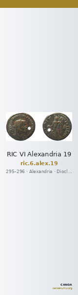 RIC VI Alexandria 19 — CANOA