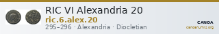 RIC VI Alexandria 20 — CANOA