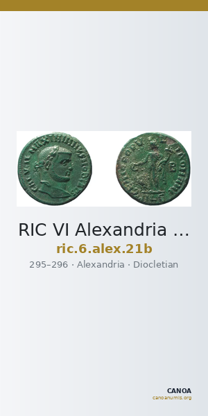 RIC VI Alexandria 21b — CANOA