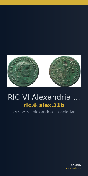 RIC VI Alexandria 21b — CANOA