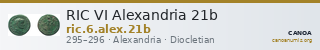 RIC VI Alexandria 21b — CANOA