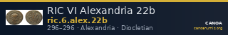 RIC VI Alexandria 22b — CANOA