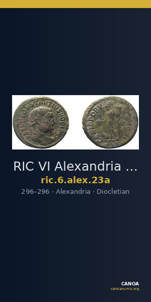 RIC VI Alexandria 23a — CANOA