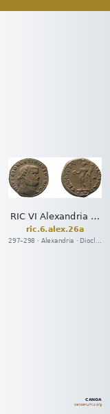 RIC VI Alexandria 26a — CANOA