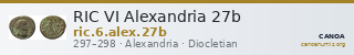RIC VI Alexandria 27b — CANOA