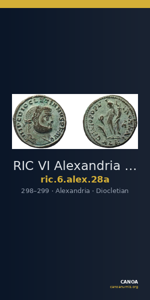 RIC VI Alexandria 28a — CANOA