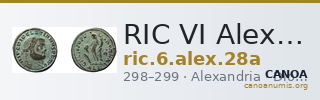 RIC VI Alexandria 28a — CANOA