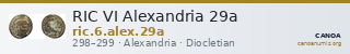 RIC VI Alexandria 29a — CANOA