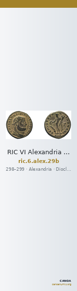 RIC VI Alexandria 29b — CANOA