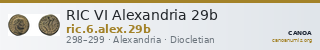 RIC VI Alexandria 29b — CANOA