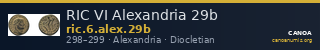 RIC VI Alexandria 29b — CANOA