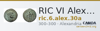 RIC VI Alexandria 30a — CANOA