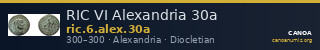 RIC VI Alexandria 30a — CANOA