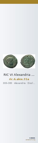 RIC VI Alexandria 31a — CANOA