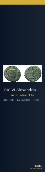 RIC VI Alexandria 31a — CANOA