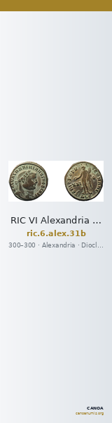 RIC VI Alexandria 31b — CANOA