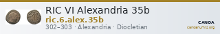RIC VI Alexandria 35b — CANOA