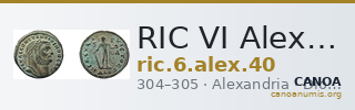 RIC VI Alexandria 40 — CANOA