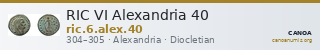 RIC VI Alexandria 40 — CANOA