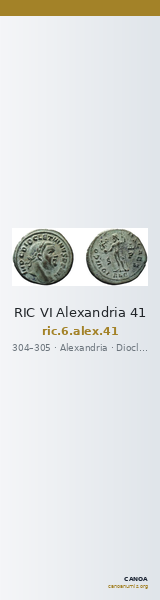 RIC VI Alexandria 41 — CANOA